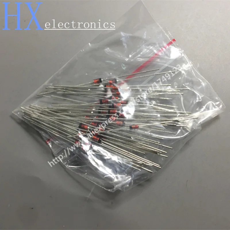 Hot Sale 1N4735A DO-41 IN4735 1W 6.2V 1N4735 Zener Diode 0.04yuan_