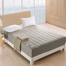 Anti Bacteria Cotton Mattress Cover Solid Water Ripple Design mattress protector bed Anti Dust Mite anti