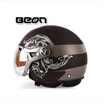 

Classic B-100 motocross half face Helmet for men and women, 100 motorcycle MOTO electric bicycle safety headpiece