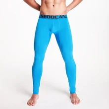 Мужские кальсоны, термобелье, Длинные Джон, одноцветные леггинсы, модные кальсоны, 5 цветов, Размеры M, L, XL, XXL