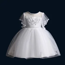 Girls Party Dress Children Clothing Summer Toddler Girls Princess Dress Kids Dresses For Vestido Flower Girls Wedding Dress 2019 flower girls dress the princess dress for girls 3d cotton fabric party dresses kids vase print vest royal clothing 4y 14y