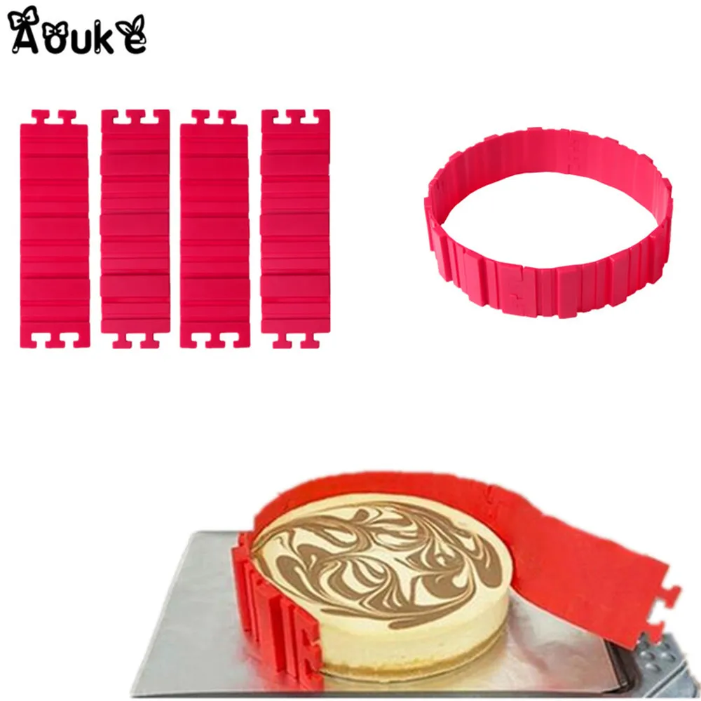 

4 pcs/set Cake Silicone Mold Magic Bread Cake Pan Molds Square Rectangular Heart Round Shape Mould DIY Kitchen Baking Tools K070