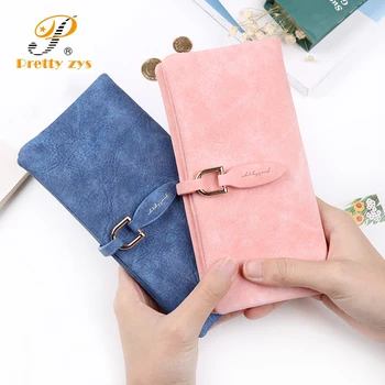 

Latest Women Fashion Scrub Leather Hasp Leaf Wallet Portable Long Change Purse Female Zipper Clutch For Girls Coin Purses Holder