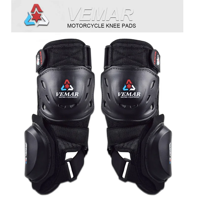 

VEMAR Motorcycle Leg Protection Knee Pad Road Racing Dedicated Protective Gear Curved Grinding Block Slider Kneepads Profession