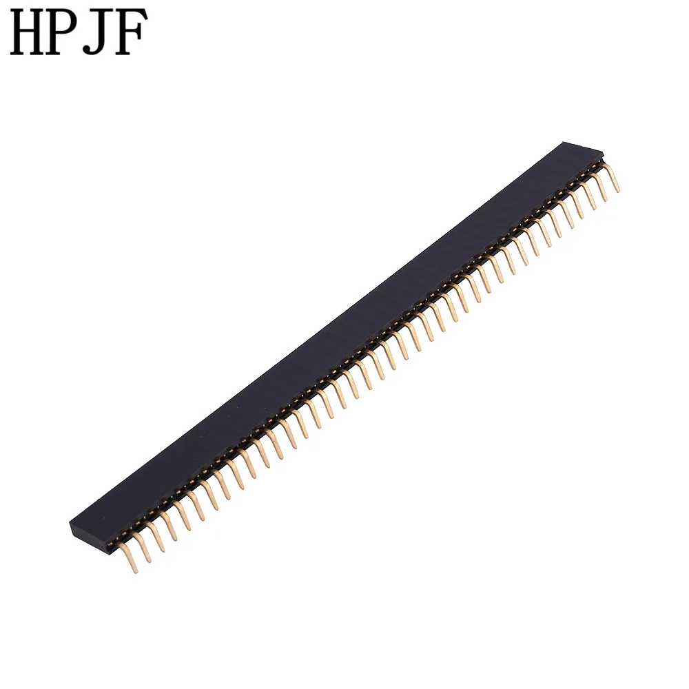 2 шт. шаг 0 мм 1x40Pin 40 Pin женский Однорядный правый угол прямой коннектор|strip