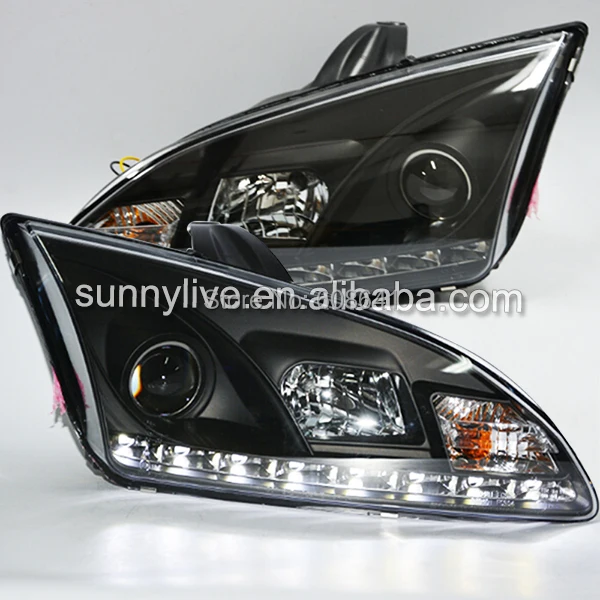 

For focus 2005-2008 LED Headlight Black Housing