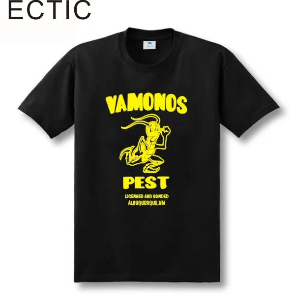 ECTIC, стиль, принт, vamonos, вредитель, разбивающий плохой Забавный мультфильм, летняя комедийная Мужская футболка с короткими рукавами для мужчин
