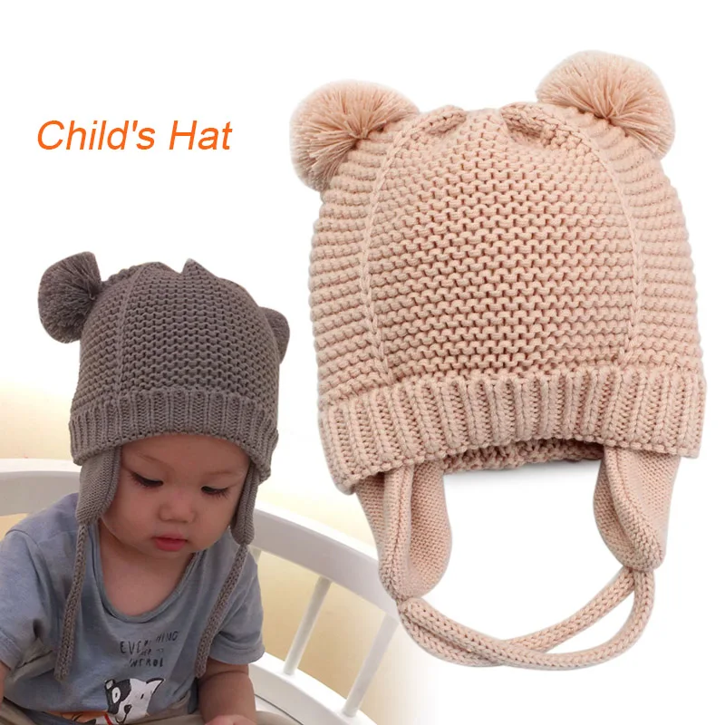 

Hot Newborn Toddler Kids Baby Boy Girl Cotton Knitted Hat Soft Warm Hat Beanie Cap MSK66