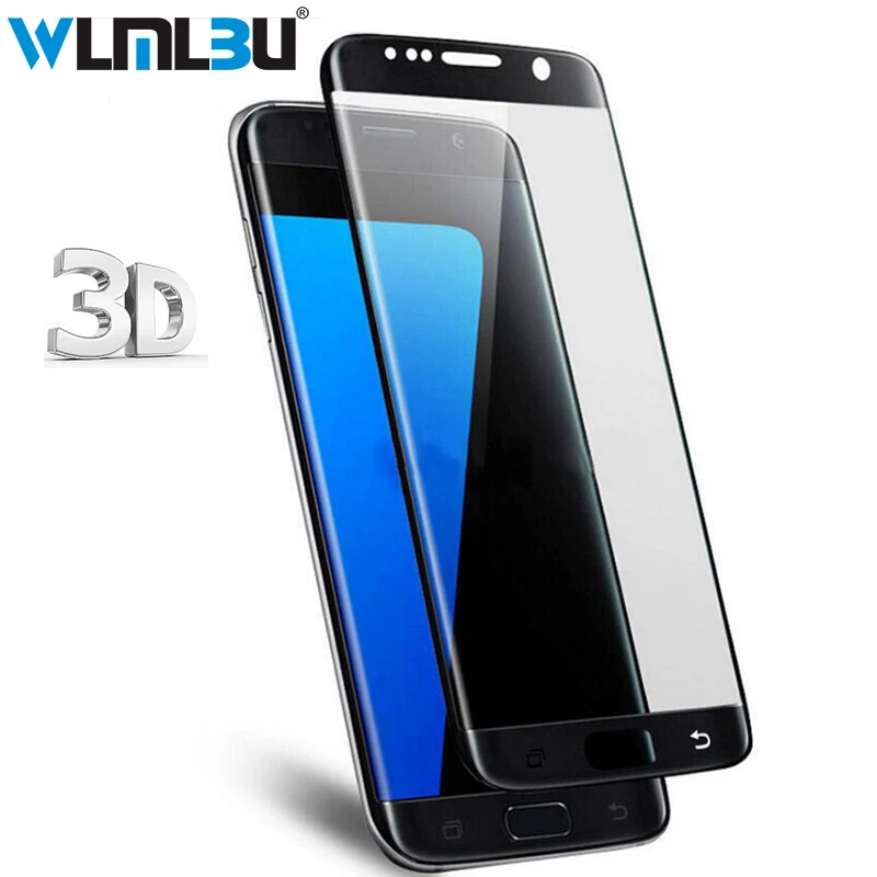 3D Curved Full Cover Tempered Glass For Samsung Galaxy S7 S6 Edge S7