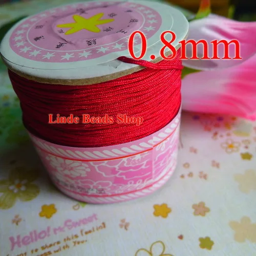 

0.8mm shamballe rope siam Waxed Beading Cord fit bracelet&necklace string 130meter free shipping SL022