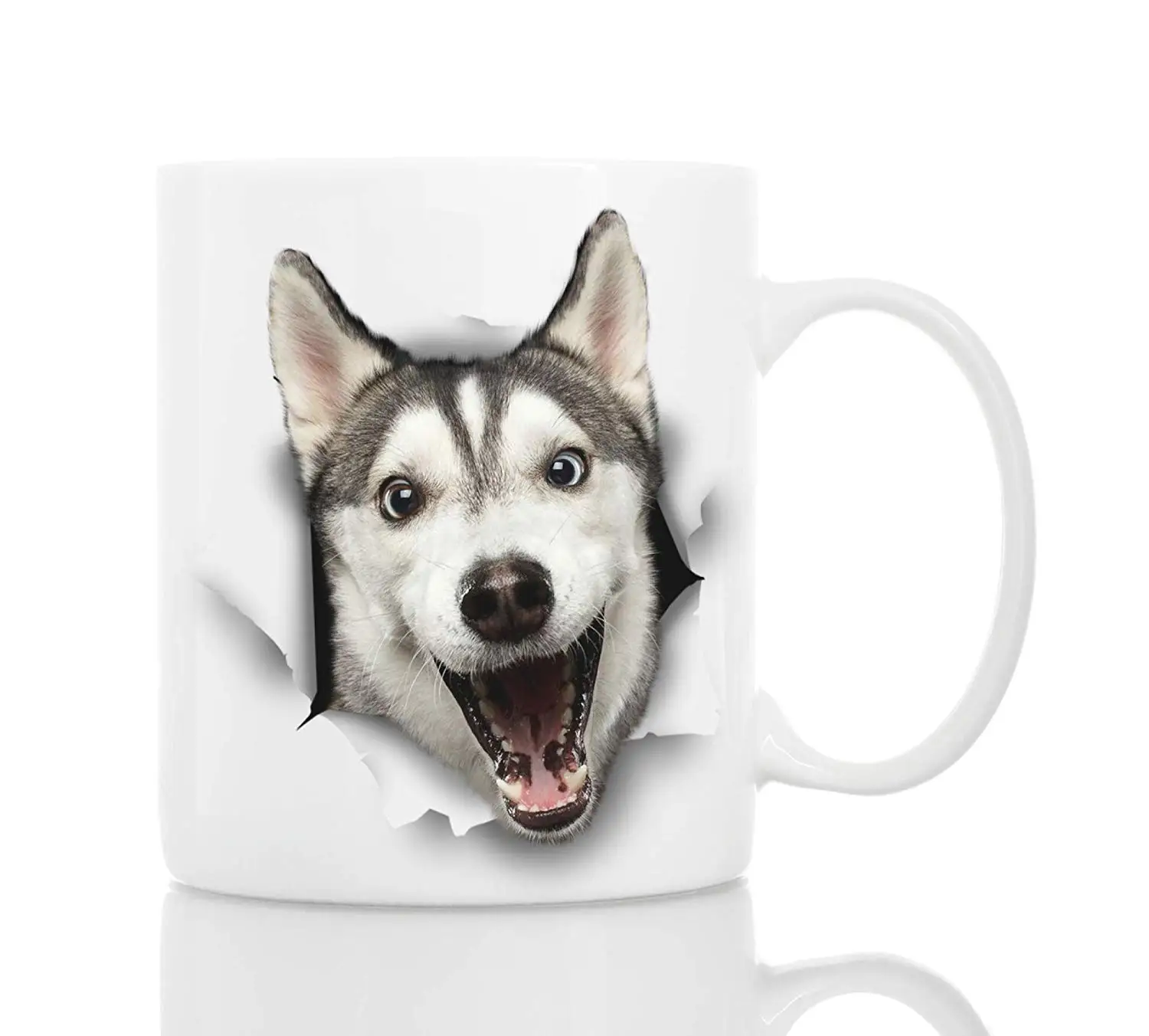 

Funny Husky Dog Mug Ceramic 11oz Funny Coffee Mug Perfect Dog Lover Gift