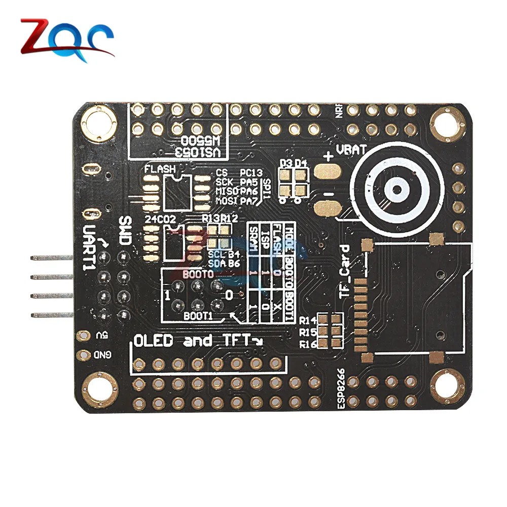 Мини STM32F103C8T6 Система ARM макетная плата STM32 51 модуль основной платы wifi ESP8266 NRF24L01 интерфейс с кабелем