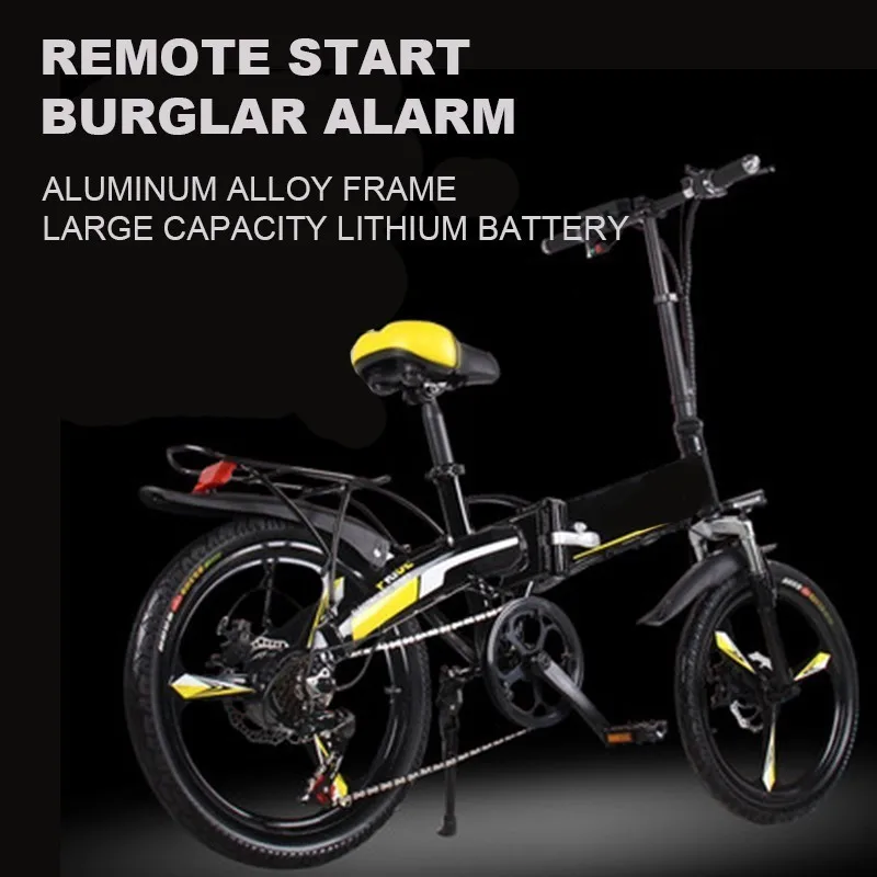 Excellent LOVELION Price Fold Electric Power Bicycle Lithium Battery Help Mini Adult A Storage Battery Male Small-scale Electric Vehicle 3