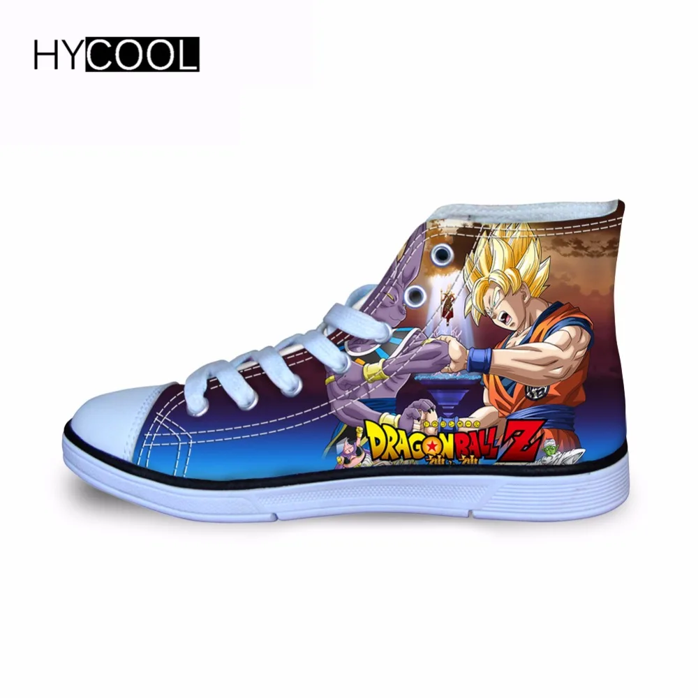 

HYCOOL Kids Shoes for Girls Boys Sneakers Boots Dragon Ball Z Canvas Children Shoes Running Sport Sneakers Shoes Anime 2018