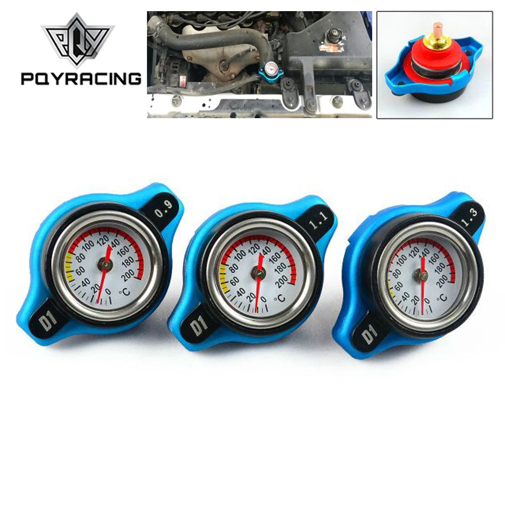 

D1 Spec RACING Thermost Radiator Cap COVER + Water Temp gauge 0.9bar/1.1bar/1.3bar cover (small size) PQY-DRC09/11/13