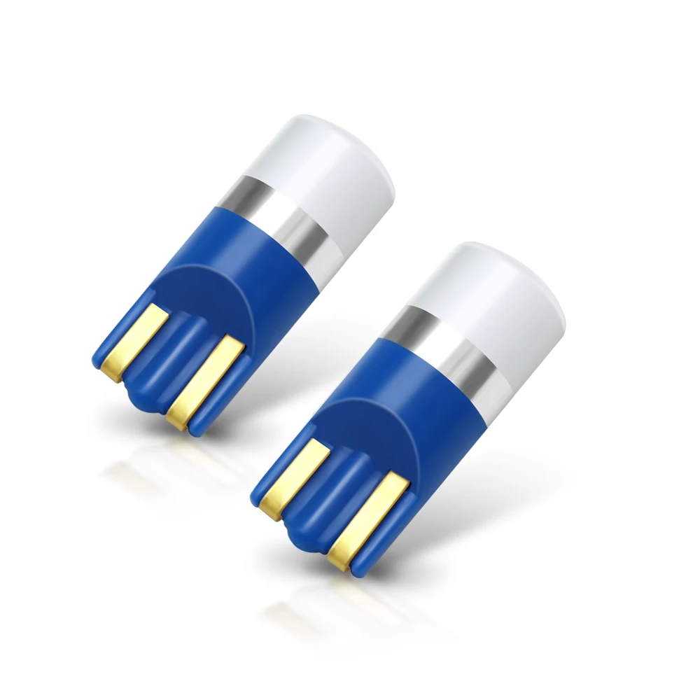 Новое поступление CN360 2 шт. SMD3030 T10 Led W5W 168 194 белый красный янтарный синий зеленый