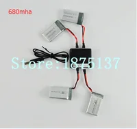 3.7v 680mah battery with charger for Syma X5 X5A  X5C X5C-1 X5SW X5SC JJRC-H5C Wltoys V931 F949 Free shipping