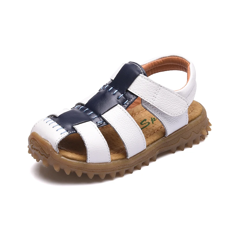 Comfy Kids Fashion Genuine Leather child sandals shoes for baby boys