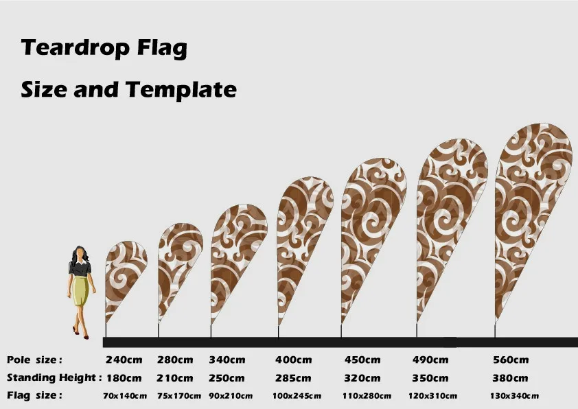 Teardrop flag 