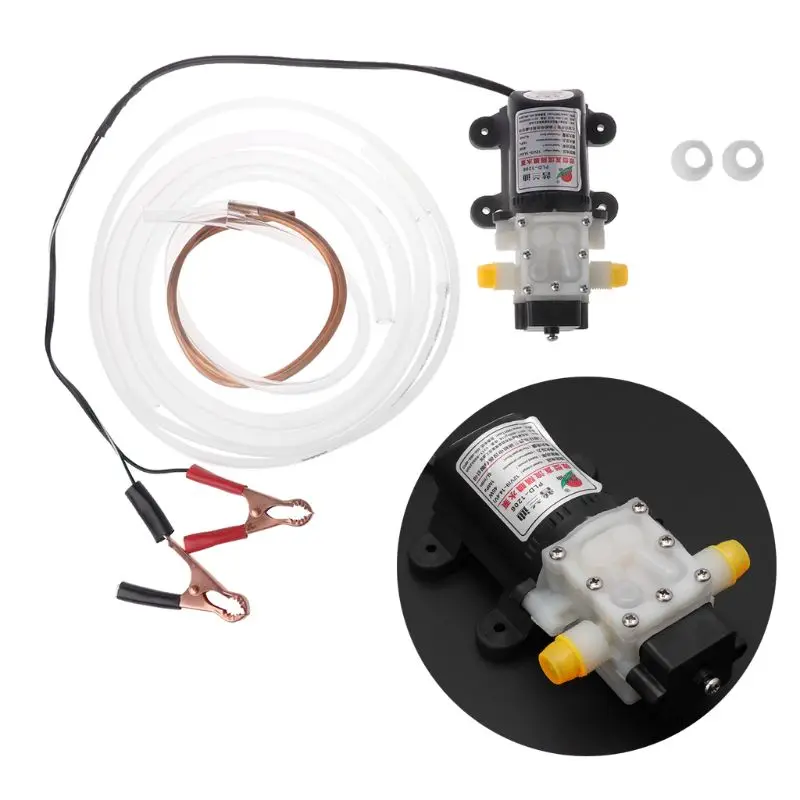12V 45W Car Electric Oil Diesel Fuel Extractor Transfer Pump w/Crocodie