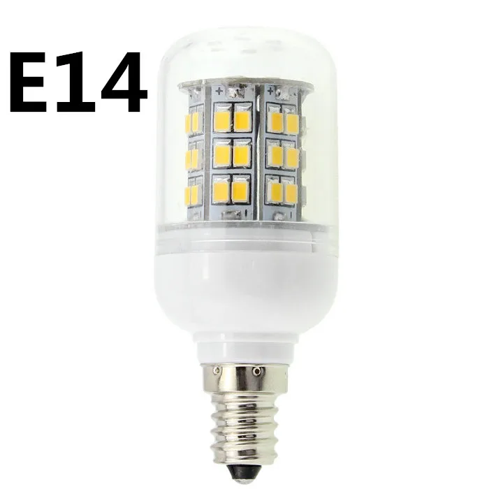 

E14 LED corn bulb 24 48 69 72LEDs 220V 230V 240V SMD 2835 LED lamp light no flicker 300-1250LM