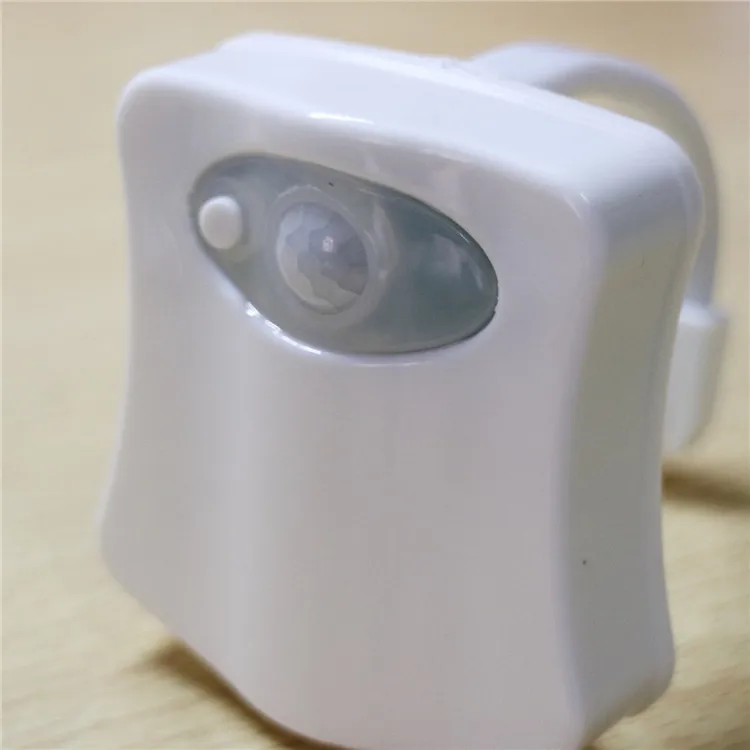 SuperNight Smart Toilet LED Night Light PIR Motion Sensor Light Control 8 Colors Backlight WC Toilet Bowl Seat Lamp for Children (16)