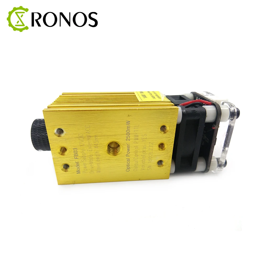 2500mW 445nm 3P Gold laser 12V Blue Laser Module ,With TTL/PWM,2.5W Can Control Laser Power And Adjust Focus 2500mW 445nm 3P Gold laser 12V Blue Laser Module ,With TTL/PWM,2.5W Can Control Laser Power And Adjust Focus