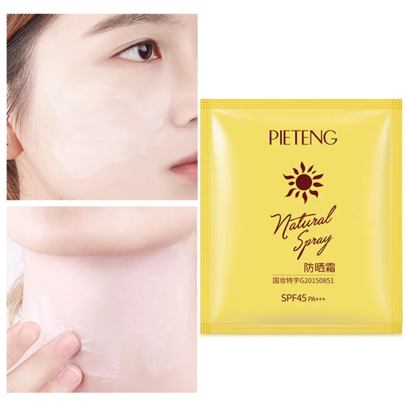 

Whitening Cream Sunblock SPF45+ Skin Protective Facial Body Sunscreen Anti-Aging Oil-control Moisturizing Freshing Non-greasy P1