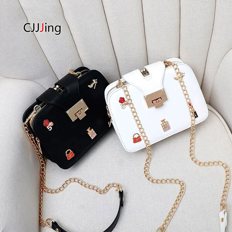 

Woman's Bag Handbag Fashion Shoulder Bag Woman Crossbody Messenger Bags Dual Zippers Clutch Bags Purse Wallet CJJJing