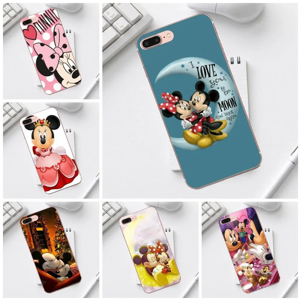 

Soft Silicone Case Mickey Minnie Mouse Cartoon For iPhone 4 4S 5 5C SE 6 6S 7 8 Plus X XS Max XR Galaxy A3 A5 J1 J3 J5 J7 2017