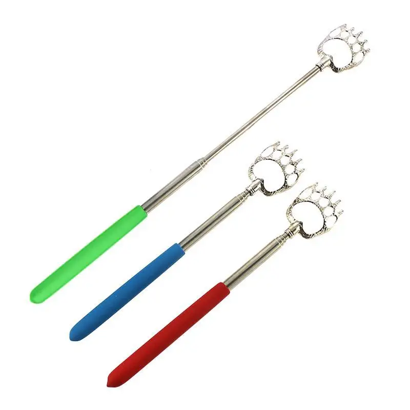 Stainless Steel Back Scratcher Telescopic Portable Itch Scratch Tools