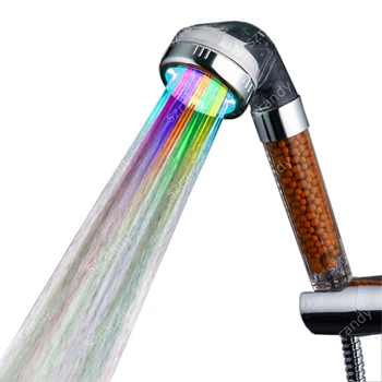 

Water Saving LED Anion Shower Head Contemporary Multi-color ,Grohe Chuveiro Ducha Quadrado