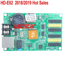 HD HD-E62 светодиодный дисплей контрольная карта Ethernet и USB порт HD E62 HD-E40 Одноцветный и двухцветный светодиодный контрольная карта E62