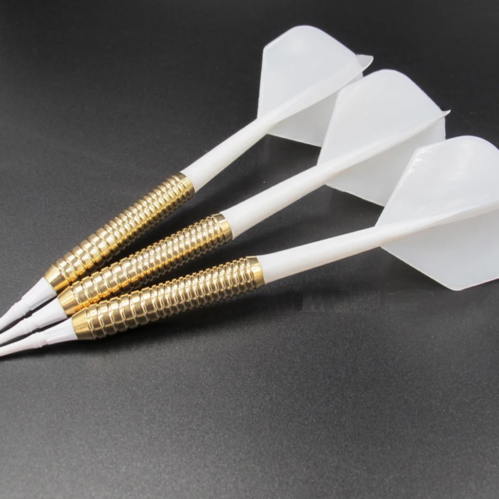 3pcs/Set Brass Dart Barrels Replacement 15 Gram for Soft/Steel Tip Darts Shaft Parts Accessories