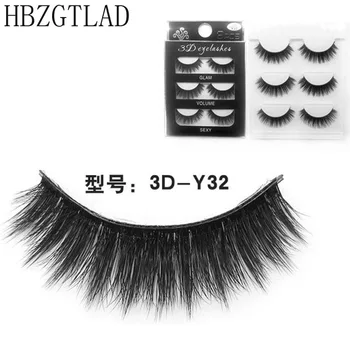 

NEW 3d Mink Lashes 3 Pairs Makeup Fake Eyelashes Sexy Eye Lashes Mink Eyelash Extension Full Strip Lashes Eyelashes False Lashes