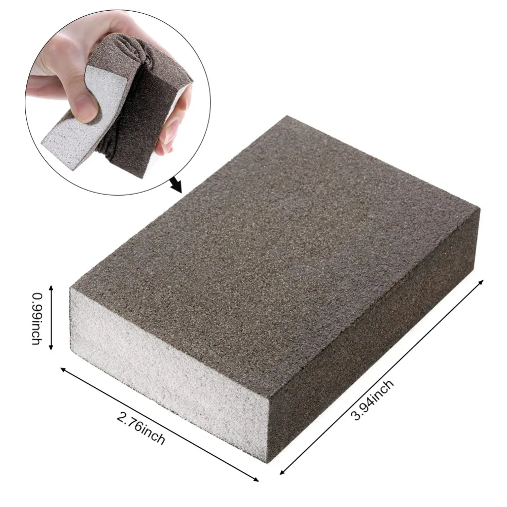 

5pcs Specifications Sanding Blocks Washable Reusable Sanding Sponge Coarse/Medium/Fine/Specialfine/Ultrafine Abrasive Tool