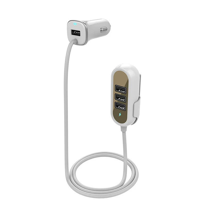 

Car Charger High Power Car Charger 4USB for iPhone X 7 / Samsung S9 S8 Plus / Huawei fast mobile phone charger