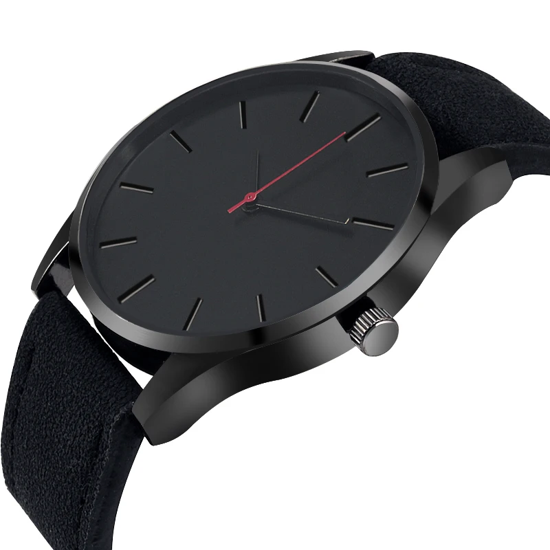 CMK Reloj Модные Военные часы Роскошные деловые мужские кожаные кварцевые с большим