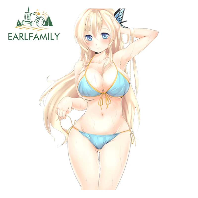

EARLFAMILY 13cm x 8.81cm Sexy Car Stickers Boku wa Tomodachi ga Sukunai Kashiwazaki Sena Cartoon Car Styling Graphic