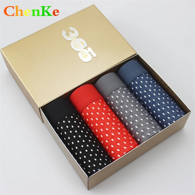 

ChenKe Men's Ice Silk Hollow Sexy Breathable Underwear Shorts Men's Middle Waist Comfortable Boxer Shorts Men Underpants