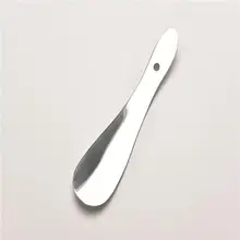 Профессиональный серебряные блестящие металлические рожок для обуви ложка рожок для обуви 18,8 см