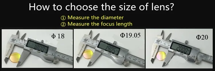 how to choose the size of lens