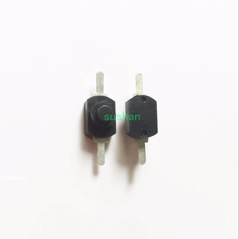 

1208YD The small black 12x8 The flashlight switch two feet Black button Switch flashlight control switch 12*8