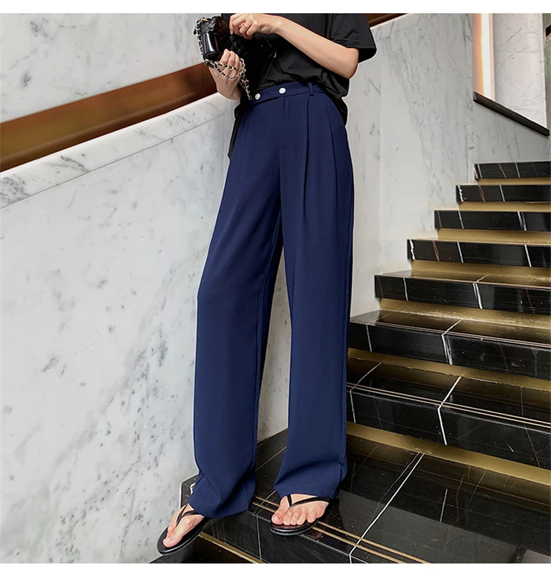 BGTEEVER элегантные брюки палаццо с высокой талией женские повседневные свободные длинные брюки летние женские широкие брюки отличного качества