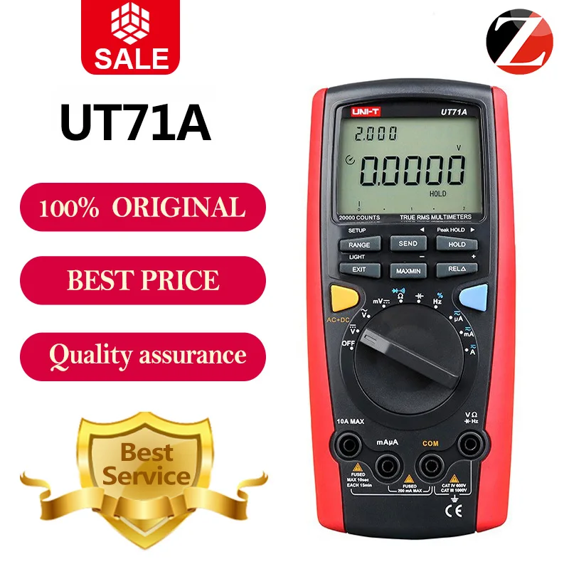 UNI T UT71A UT71B UT71C UT71D UT71E Digital Multimeter AC DC Voltmeter ...