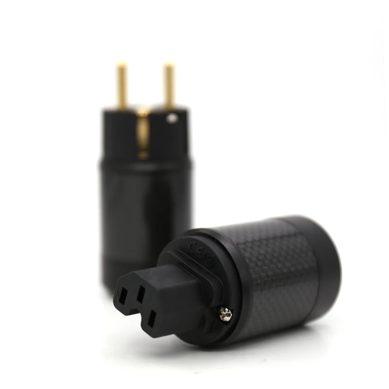 Audiocrast Hi-End Gold Plated EU Power Plug Schuko