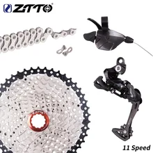 Ztto 1x11 groupset de 11 velocidades, alavanca de câmbio, desviador traseiro para bicicleta de montanha mtb, 11 velocidades, 1 x cassete 11 kit 46t 42t 40t 11 s