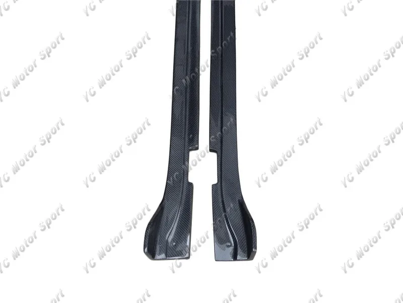 2014-2016 Porsche Panamera 971 YC Design Style Side Skirt Extension Underboard CF (5)