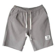 Шорты мужские Летние повседневные шорты мужские s бермуды из дышащего хлопка хлопковые брюки пляжные шорты мужские Homme Плюс Размер M-5XL