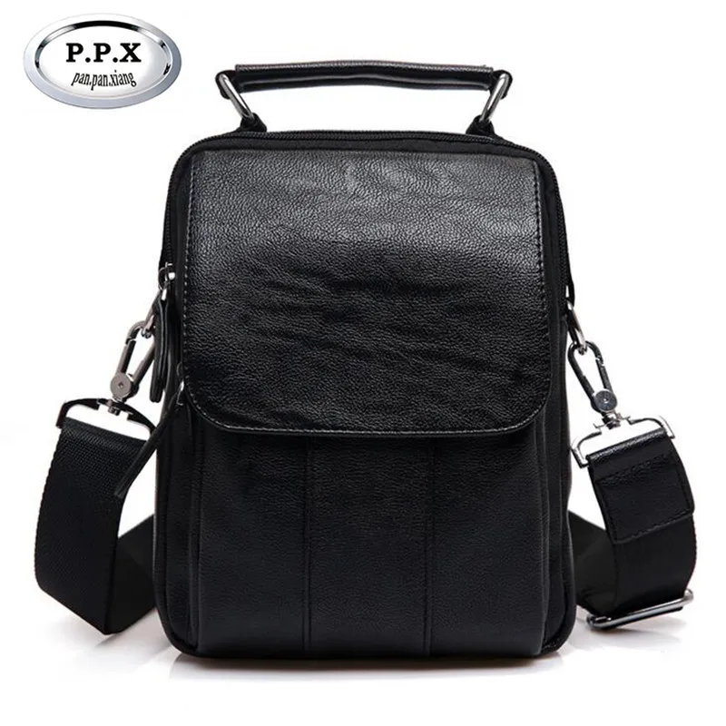 Classic Men's Satchel Multi function Shoulder Bag Luxury Brand Travel